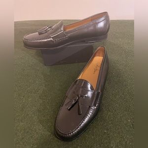 Cole Haan Leather Penny Loafers Black Size 14